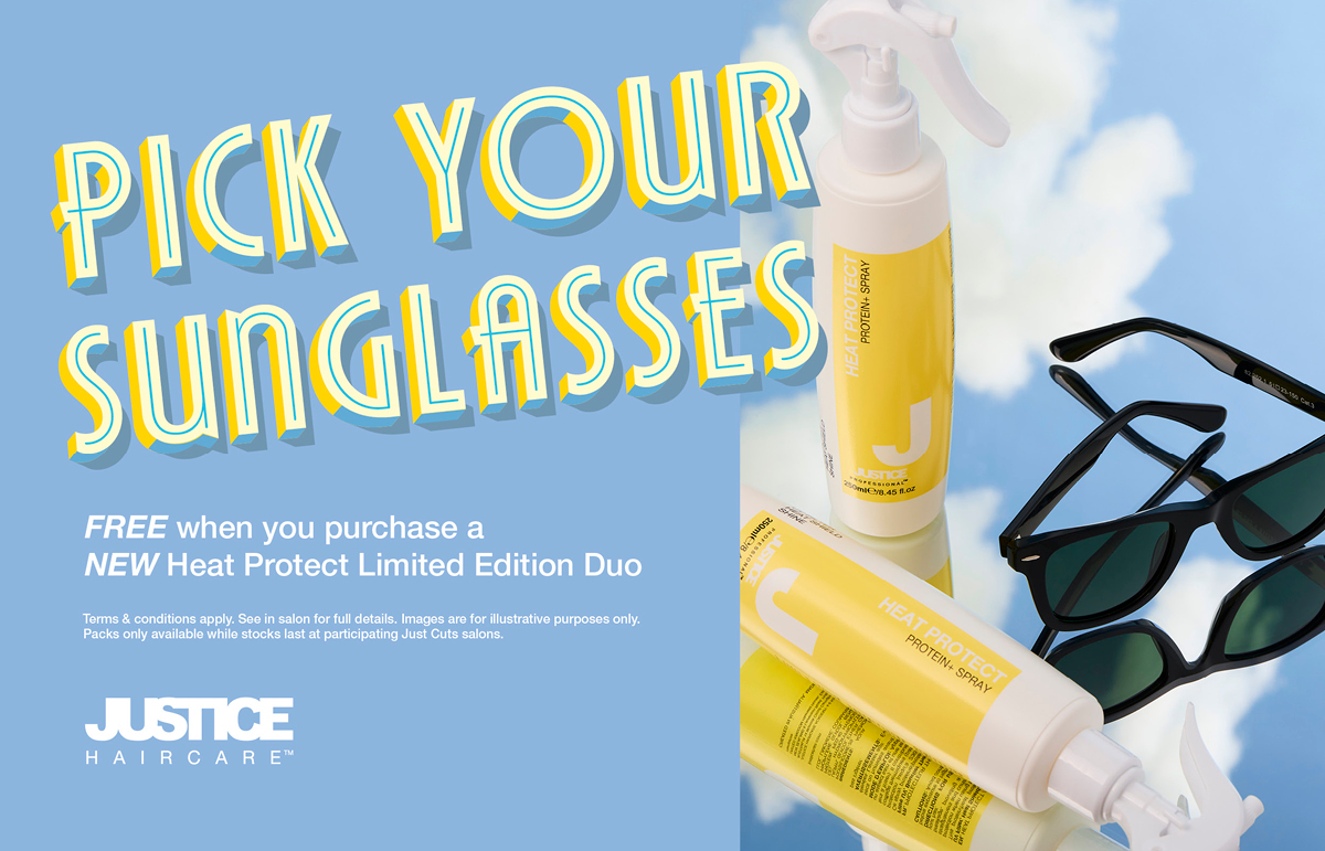 Heat up your holiday look with a FREE pair of sunnies!